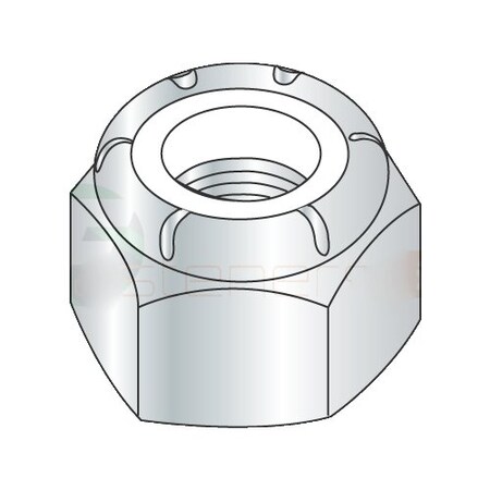 Nylon Insert Lock Nut, 5/8-18, Steel, Zinc Plated, 500 PK